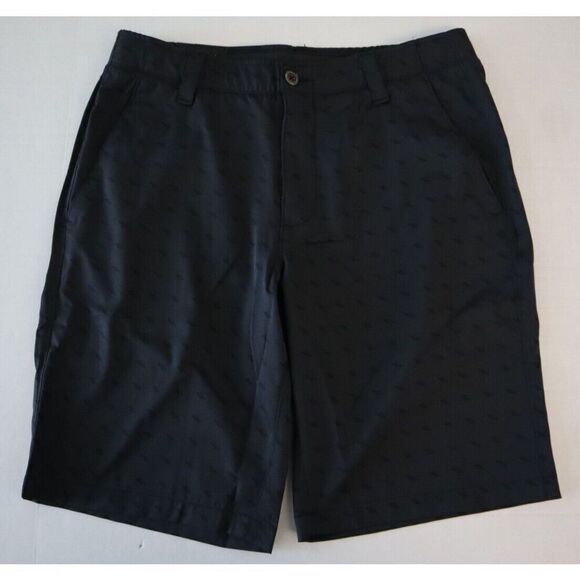 Under Armour 1373982 001 Men's Sz 34 Black Match Play 11" Golf Shorts - Picture 1 of 9